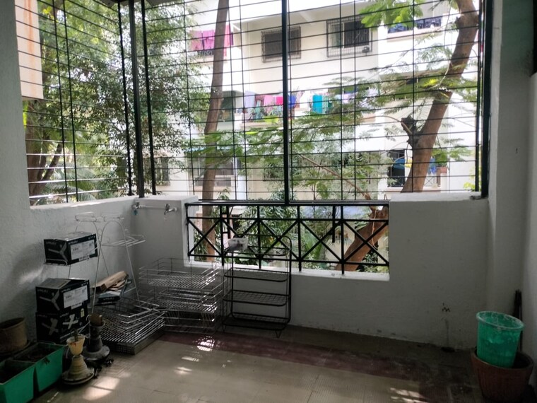 Balcony, laxmi-nagar-society 1 Bedroom 680 Sq.Ft. Apartment In Dhanori Pune 9299679
