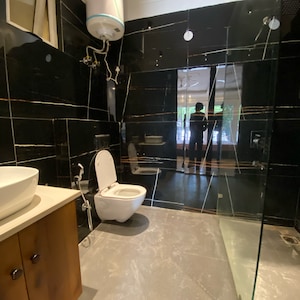 Attached Bathroom in 4 BHK Builder Floor at Chattarpur – for Rent