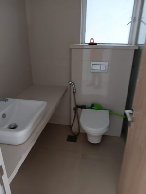 Bathroom in 3 BHK Apartment at Soham Crystal Spires, Thane West – for Rent