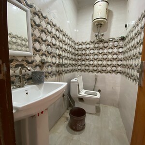 Bathroom in 1 BHK Builder Floor at Chattarpur – for Rent