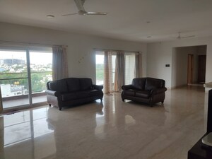 Living Room in 4 BHK Apartment at Embassy Oasis, Frazer Town – for Rent