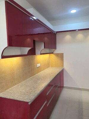 Kitchen in 3 BHK Apartment at Pardos Okas Residency, Sushant Golf City – for Rent