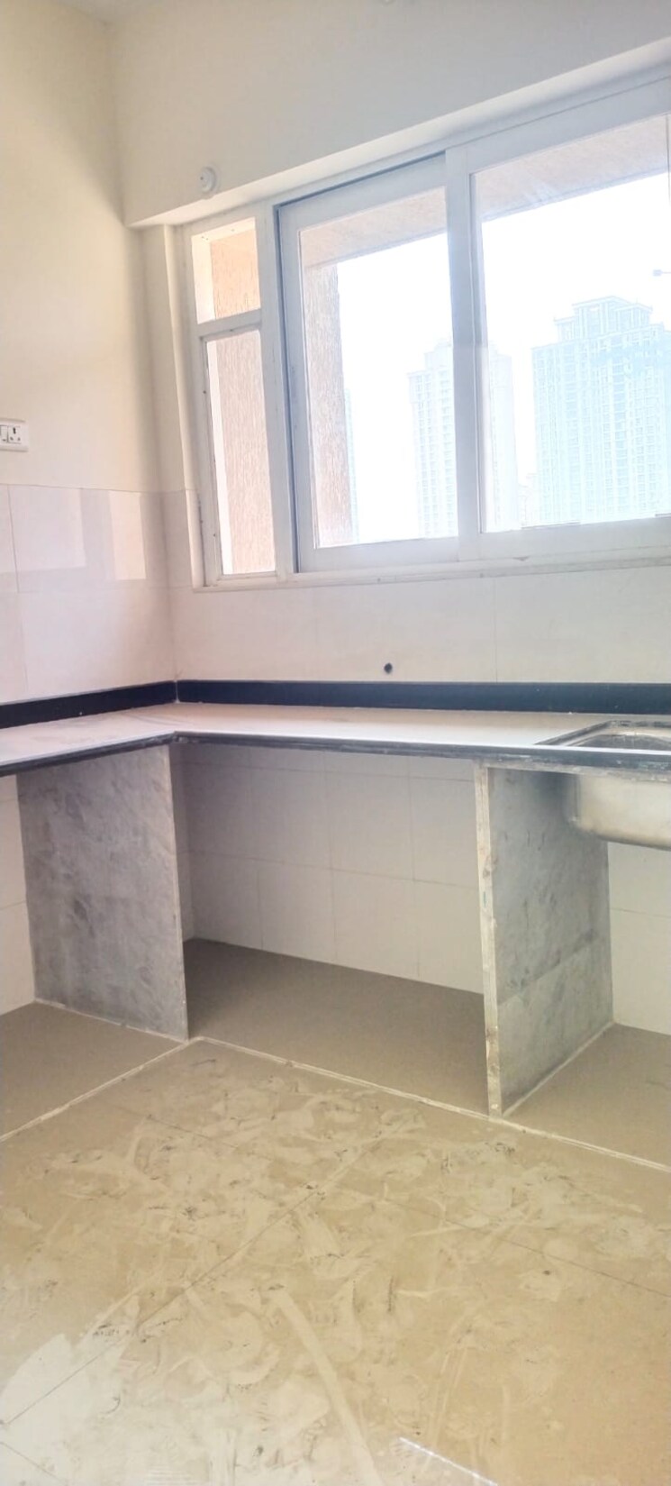 Kitchen, vijay-orovia 3 Bedroom 869 Sq.Ft. Apartment In Ghodbunder Road Thane 9299899