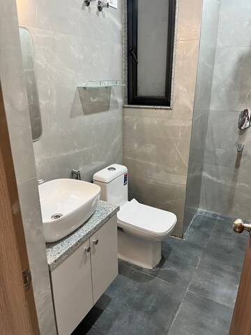 Bathroom in 2 BHK Builder Floor at Sector 15 ii – for Rent