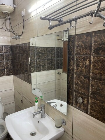 Bathroom in 3 BHK Builder Floor at Lajpat Nagar – for Rent