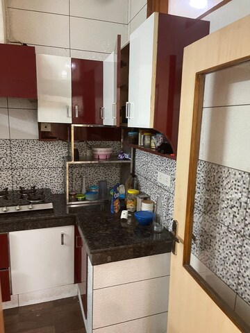 Kitchen in 3 BHK Builder Floor at Lajpat Nagar – for Rent