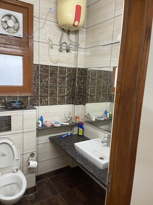 Kitchen in 3 BHK Builder Floor at Lajpat Nagar – for Rent