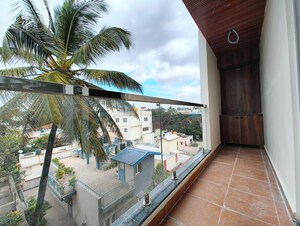 Balcony in 3 BHK Apartment at Lakshmi Nilayam Indiranagar, Indiranagar – for Rent
