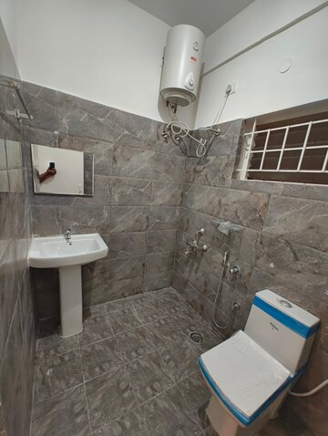 Bathroom in 2 BHK Builder Floor at DSR Divine, New Thippasandra – for Rent