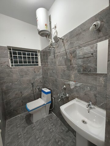 Bathroom in 2 BHK Builder Floor at DSR Divine, New Thippasandra – for Rent