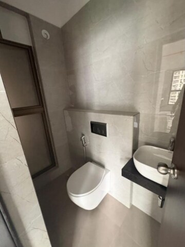 Bathroom in 1 BHK Apartment at Raymond Ten X Vibes, J K Gram – for Rent