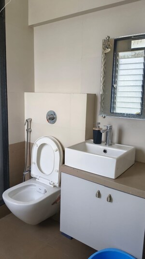 Bathroom in 2 BHK Apartment at Mayfair The View, Vikhroli West – for Rent