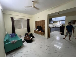 Living Room in 2 BHK Builder Floor at VV Residency Kaggadasapura, Kaggadasapura – for Rent