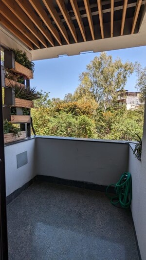 Balcony in 3 BHK Builder Floor at Kalkaji – for Rent