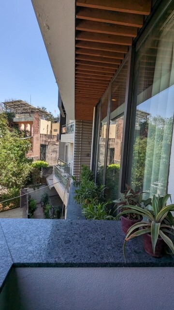 Balcony in 3 BHK Builder Floor at Kalkaji – for Rent