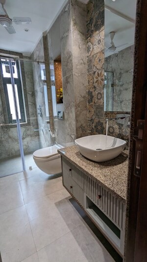 Attached Bathroom in 3 BHK Builder Floor at Kalkaji – for Rent