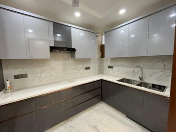 Kitchen in 4 BHK Builder Floor at Arya Chittaranjan Park, Kalkaji – for Rent