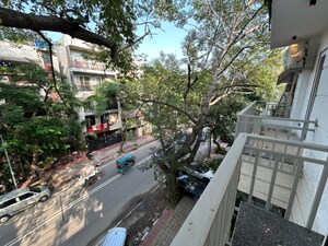 Balcony in 4 BHK Builder Floor at Arya Chittaranjan Park, Kalkaji – for Rent