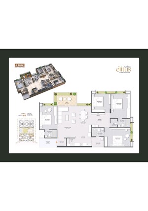 Floor Plan in 4 BHK Builder Floor at Randesan – for Sale