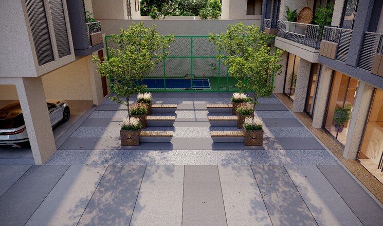 Balcony, sargasan 3 Bedroom 2160 Sq.Ft. Builder Floor In Sargasan Gandhinagar 9300153