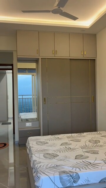 Master Bedroom in 3 BHK Apartment at Gami Asters, Ghansoli – for Rent