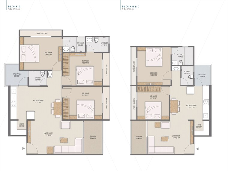 Floor Plan, pethapur road 3 Bedroom 1791 Sq.Ft. Builder Floor In Pethapur Road Gandhinagar 9300154
