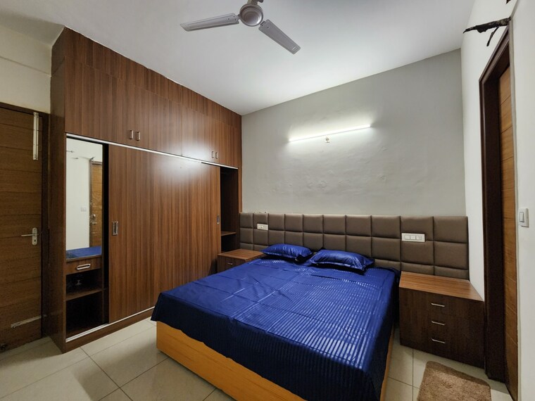 Bedroom, pir machalla 3 Bedroom 1450 Sq.Ft. Builder Floor In Pir Machalla Zirakpur 9300155