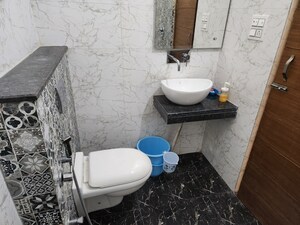 Bathroom in 3 BHK Builder Floor at Pir Machalla – for Rent