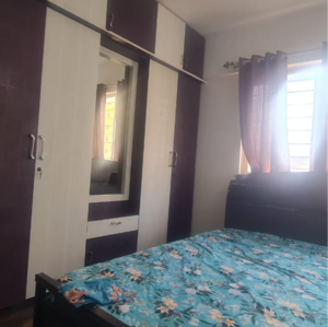 Bedroom in 2 BHK Apartment at Ganga Vertica, Neeladri Nagar – for Rent