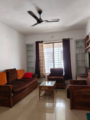 Living Room in 1 BHK Apartment at VTP Urban Nirvana, Kharadi – for Rent