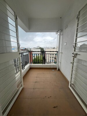 Balcony in 1 BHK Apartment at Goel Ganga Constella, Kharadi – for Rent