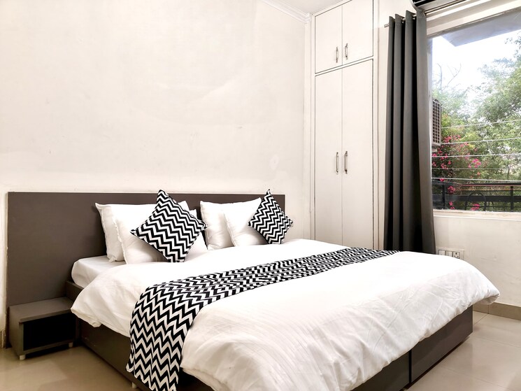 Bedroom, unitech-south-city-1 3 Bedroom 2000 Sq.Ft. Builder Floor In South City 1 Gurgaon 9300193