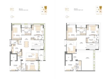Floor Plan in 3 BHK Builder Floor at Thaltej – for Sale