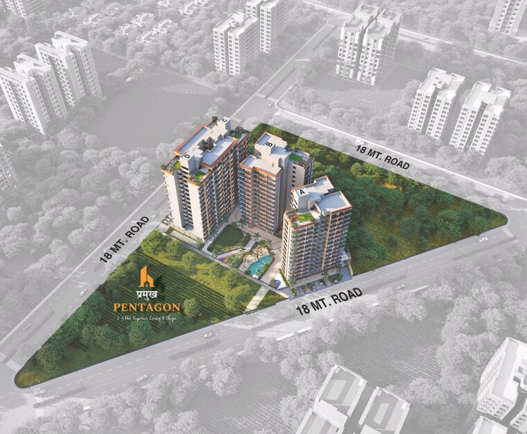 Master Plan, sargasan 2 Bedroom 1629 Sq.Ft. Builder Floor In Sargasan Gandhinagar 9300215