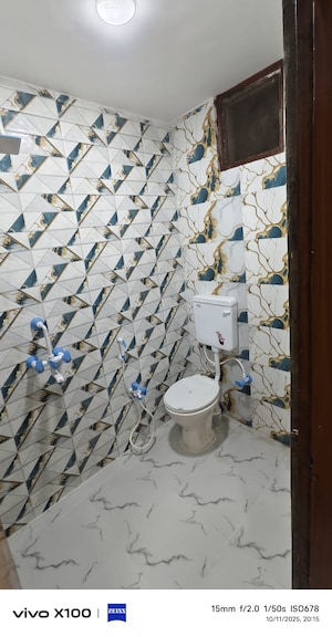 Bathroom in 3 BHK Apartment at Shaheen Bagh – for Sale