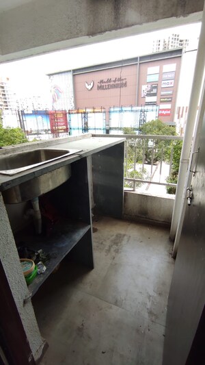 Balcony in 2 BHK Apartment at Pride Silver Crest, Wakad – for Rent