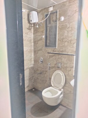 Bathroom in 2 BHK Apartment at Nyati Elysia, Kharadi – for Rent
