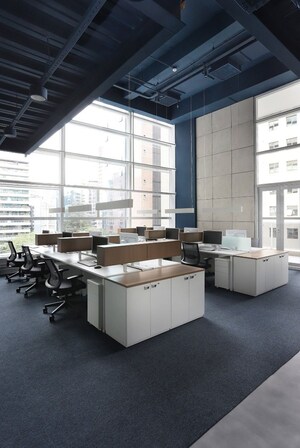 Kitchen in  Office Space at Wagle Industrial Estate – for Rent