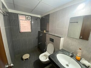 Bathroom in 2 BHK Apartment at Gera World of Joy, Kharadi – for Rent