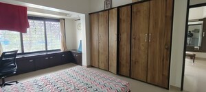 Bedroom in 3 BHK Apartment at K Raheja Heights, Malad East – for Rent