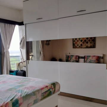 Bedroom in 3 BHK Apartment at Raghunath Vihar, Kharghar Sector 14 – for Rent