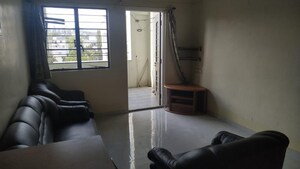 Living Room in 1 BHK Apartment at Pinnac Riverdale Residency, Karve Nagar – for Rent