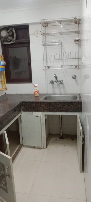 Kitchen in 1 BHK Builder Floor at Saket – for Rent