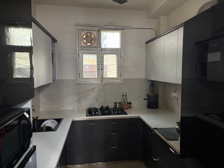 Kitchen, brij vihar 3 Bedroom 1000 Sq.Ft. Builder Floor In Brij Vihar Ghaziabad 9300367