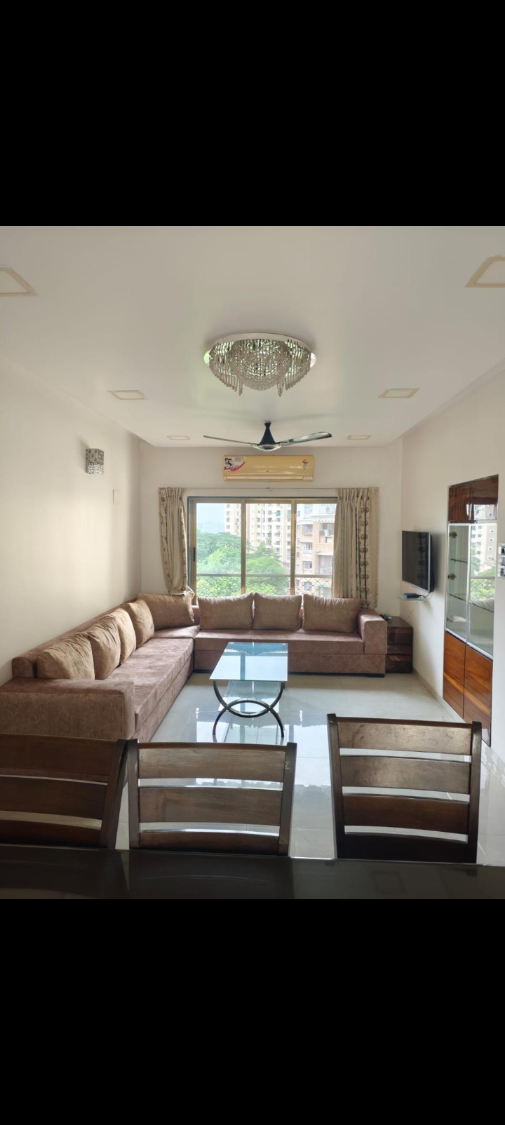 2 BHK + Study Room Apartment For Rent in Gayatri CHS Seawoods