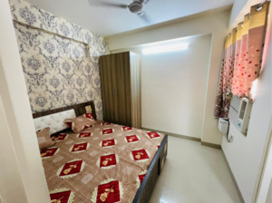 Bedroom in 2 BHK Apartment at Manglam Aadhar, Keshupura – for Rent
