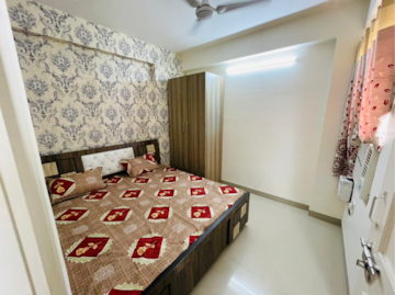 Bedroom in 2 BHK Apartment at Manglam Aadhar, Keshupura – for Rent