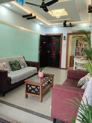 Living Room in 1 BHK Apartment at Kalpataru Hills, Manpada – for Sale
