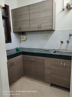 Kitchen in 1 BHK Builder Floor at Palm Residency Chhatarpur, Chattarpur – for Rent
