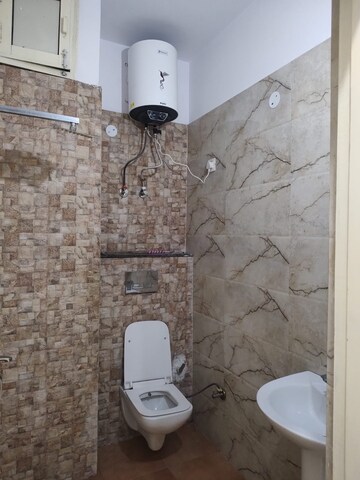 Bathroom in 3 BHK Builder Floor at NK Savitry Enclave, Vip Road – for Rent